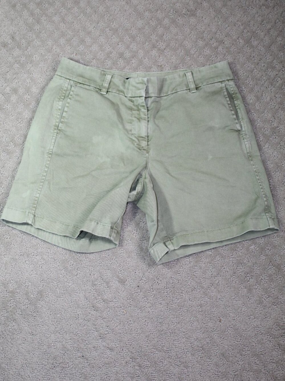 J. Crew Size 4 Light Green Chino 6" Shorts